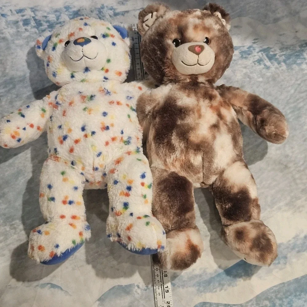 Build A Bear Baskin Robbins Sundae Bear & Dairy Queen Blizzard Bear Plush Bundle